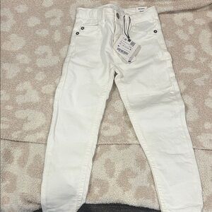 Zara kids White Denim skinny jeans size 5